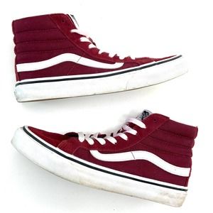 Vans | Classic Sk8-Hi Hightop Sneaker Suede Maroon